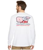 Vineyard Vines - Long Sleeve Cupid Whale Pocket Tee