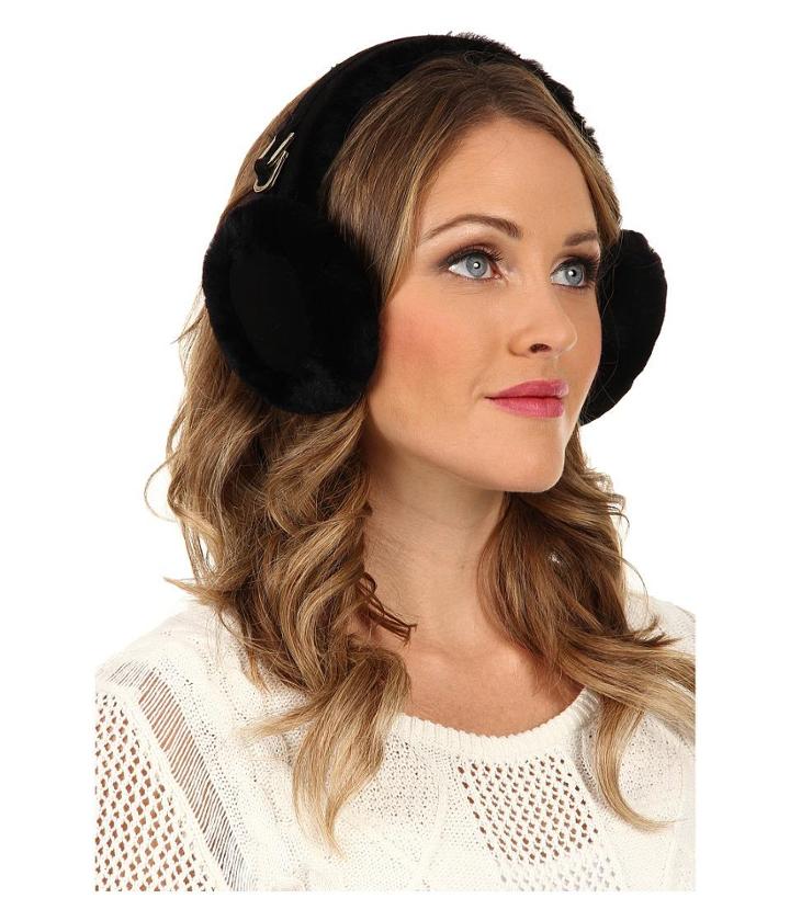 Ugg Double-u Logo Shearling Earmuff