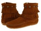 Minnetonka - Double Fringe Side Zip Boot
