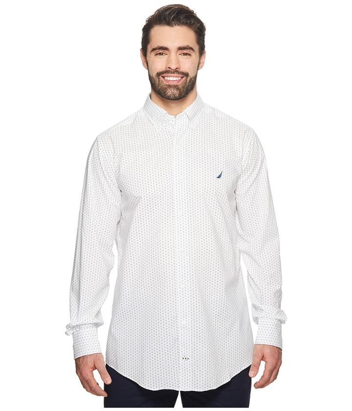 Nautica Big &amp; Tall - Big Tall Dot Printed Woven Shirt