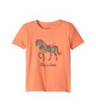 Life Is Good Kids - Flower Swirl Horse Crusher Tee