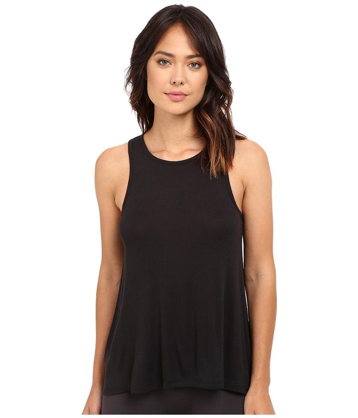 Yummie By Heather Thomson - 2x1 Pima Rib Racer Tank Top