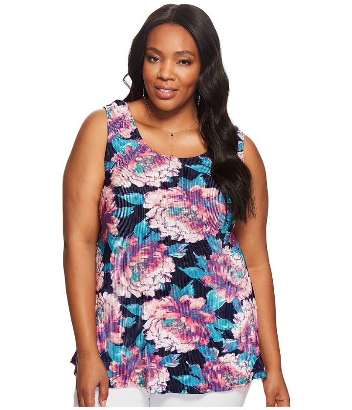 Kiyonna - Parker Pleated Tank Top