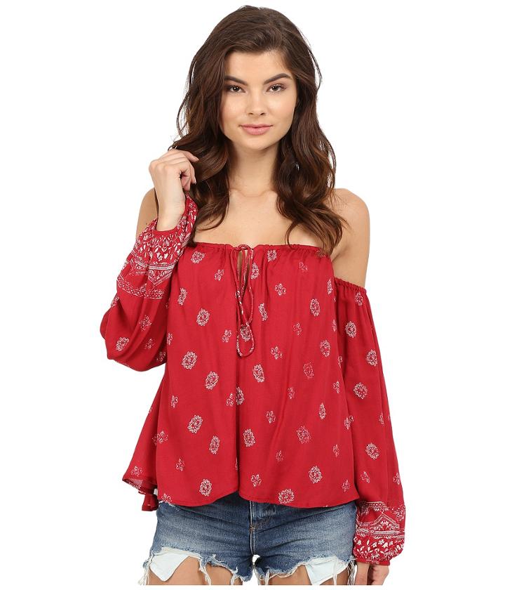 The Jetset Diaries - Fuego Crop Top