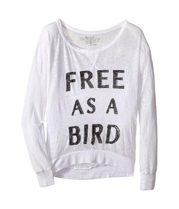 The Original Retro Brand Kids - Free As A Bird Burnout Long Sleeve Pullover