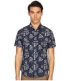 Jack Spade - Clift Short Sleeve Point Collar Bandana
