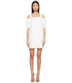 Sportmax - Cina Cold Shoulder Puff Short Sleeve Dress