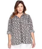 Michael Michael Kors - Plus Size Peloplia Dog Tag Top