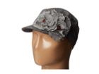 San Diego Hat Company Cth3710 Wool Blend Tweed Cadet With Herringbone Flower