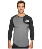 New Balance - Asymmetrical Baseball Tee Left