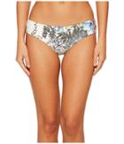 Vince Camuto - Wildflower Shirred Smooth Fit Cheeky Bikini Bottoms