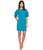 Calvin Klein - Ruffle Sleeve Wedge Dress Cd8c17gl