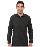 Calvin Klein - Long Sleeve Crosshatch Dobby Woven Shirt