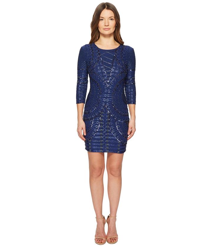 Pierre Balmain - Blues Beaded Dress