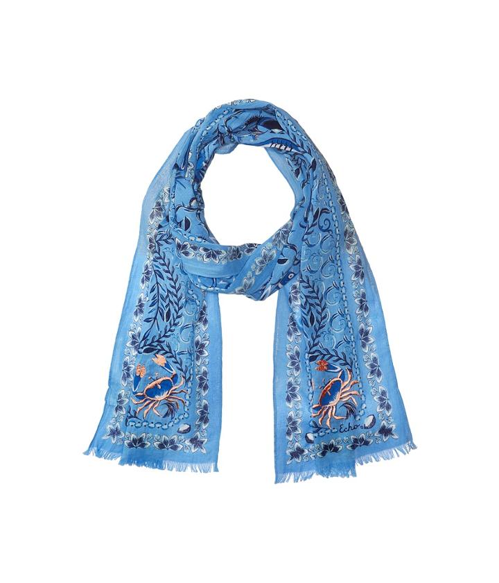 Echo Design - Sea Life Cotton Scarf