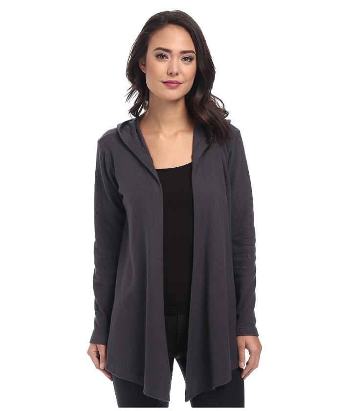 Allen Allen - Hooded Open Cardigan