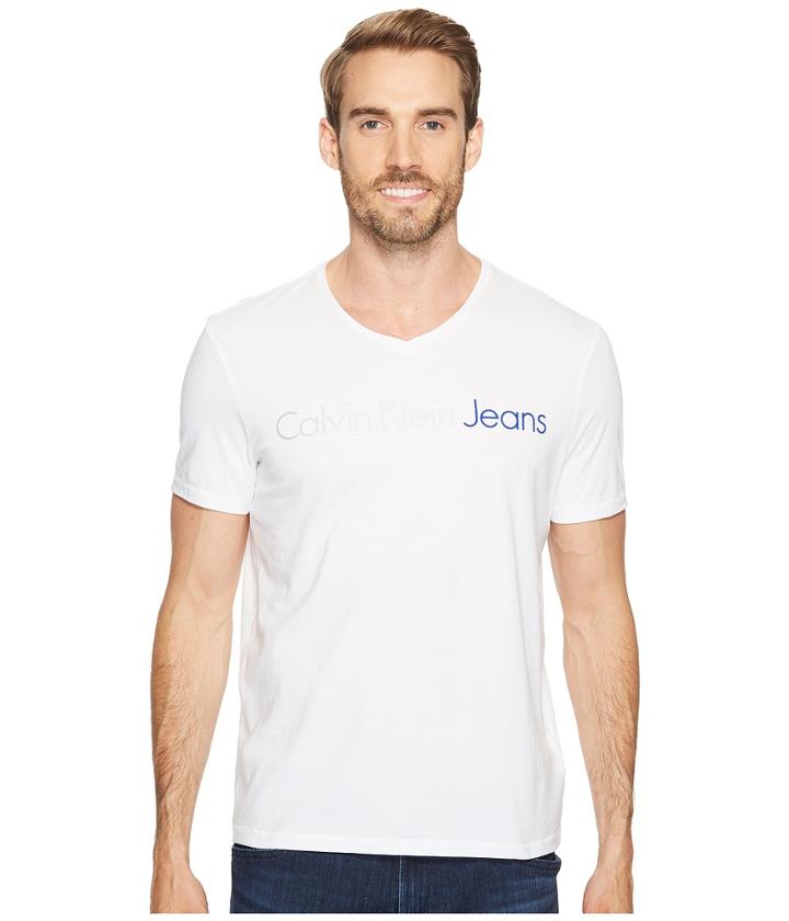 Calvin Klein Jeans - Blue Jeans V-neck Tee