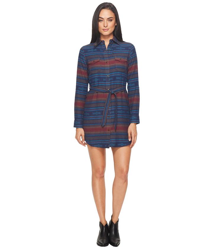 Wrangler - Long Sleeve Flannel Dress