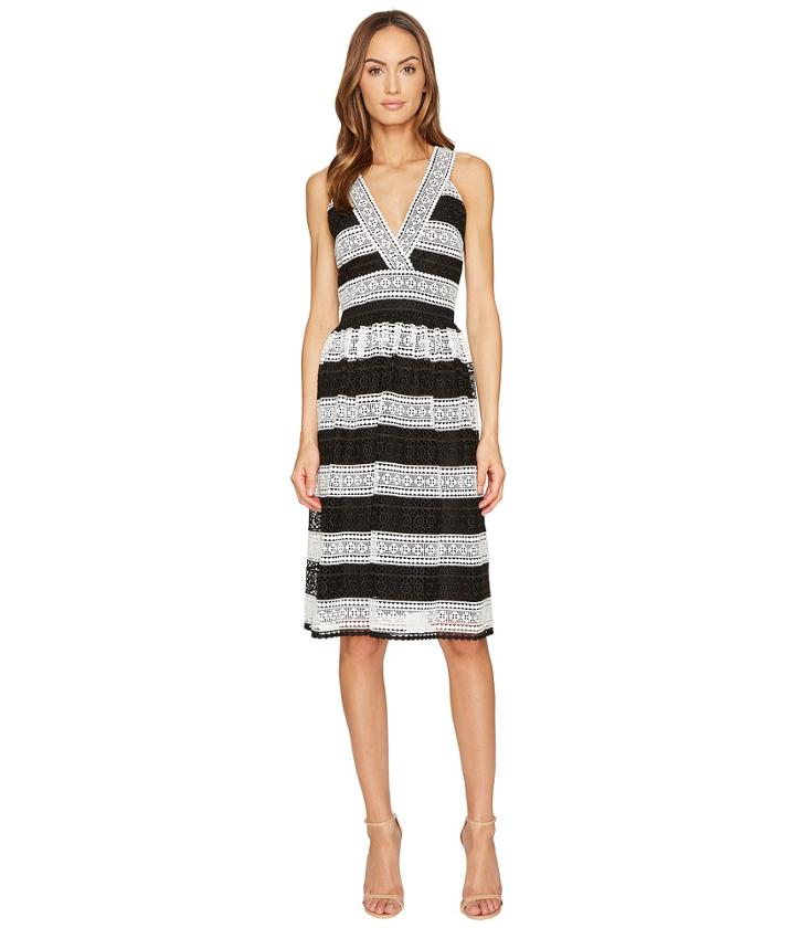 Kate Spade New York - Color Block Lace Dress