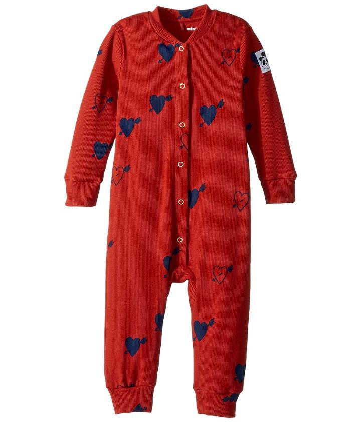 Mini Rodini - Heart Rib Jumpsuit
