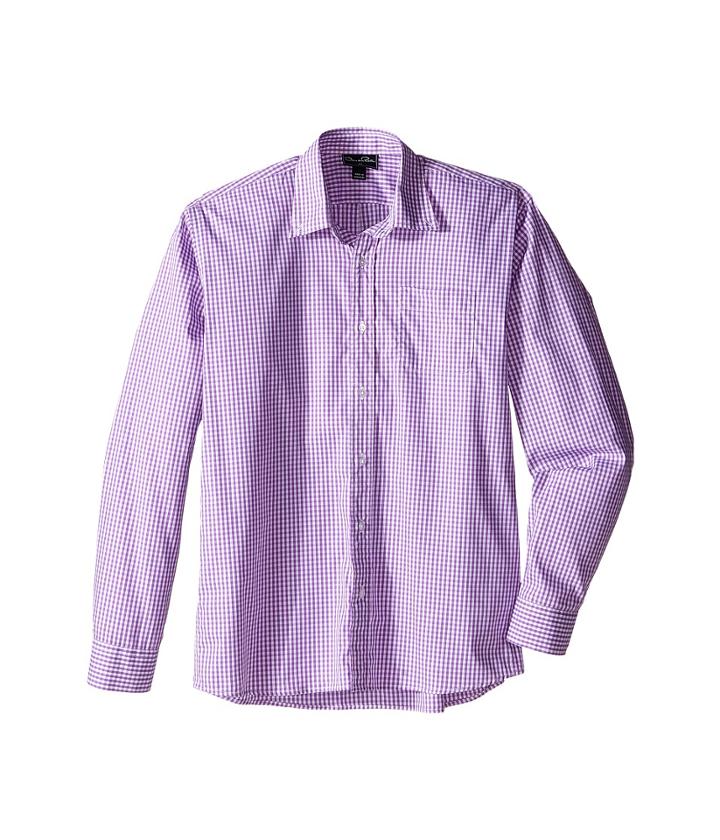 Oscar De La Renta Childrenswear - Check Cotton Long Sleeve Woven
