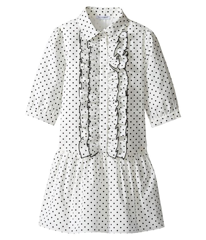 Dolce &amp; Gabbana Kids - Tropical City Long Sleeve Dress