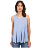 Bobeau - Addilyn Voluminous V-neck Knit Tank Top