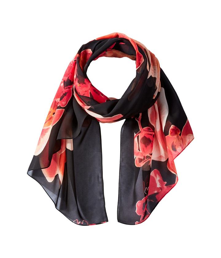 Calvin Klein - Orchid Floral Scarf