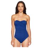 Lauren Ralph Lauren - Beach Club Solids Twist Bandeau Underwire One-piece