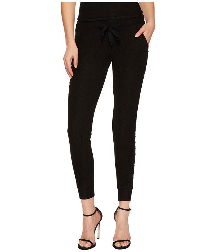 The Kooples - Fleece Trousers With Lace On The Sides