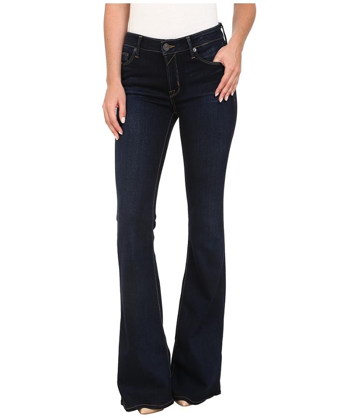 Hudson - Mia Five-pocket Mid Rise Flare Jeans In Oracle