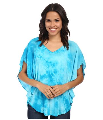 Miraclebody Jeans - Lisa Flutter Sleeve Top W/ Body-shaping Inner Shell