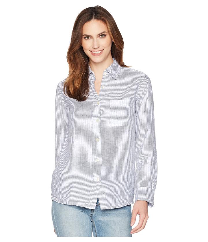 Allen Allen - Long Sleeve Stripe Shirt
