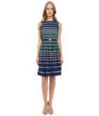 Calvin Klein - Stripe Fit Flare Dress Cd5xb3w5