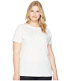Lauren Ralph Lauren - Plus Size Monogram Striped T-shirt