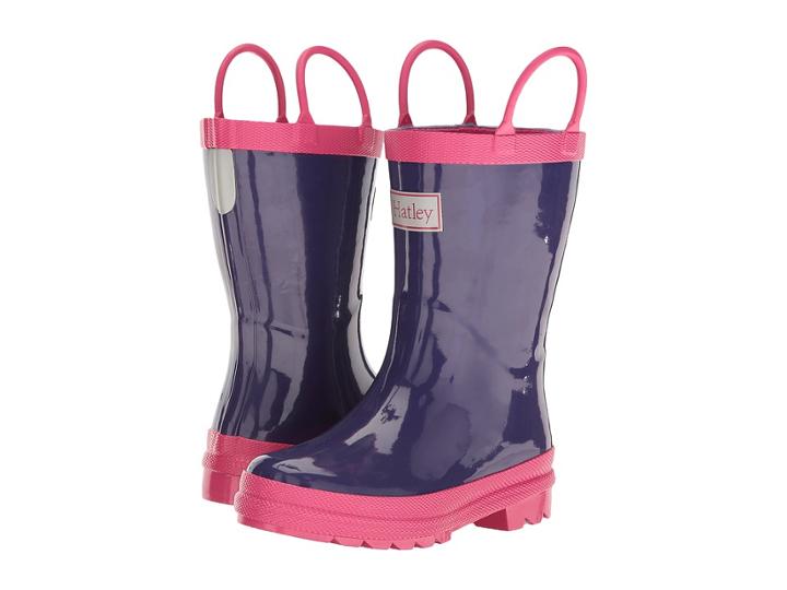 Hatley Kids - Pink Purple Rain Boots