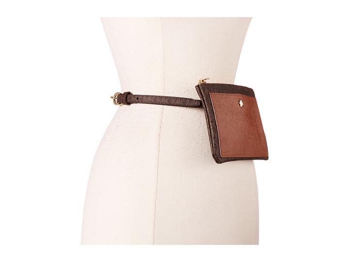 Michael Michael Kors - 13mm Logo Pvc Belt Bag With Zip Top And Saffiano Front Pocket