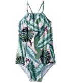 Seafolly Kids - Palm Beach Ruched Neck Tank One-piece