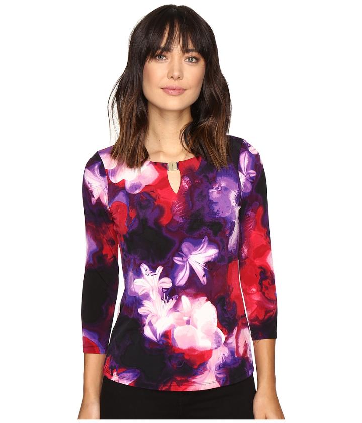 Calvin Klein - 3/4 Sleeve Printed Top