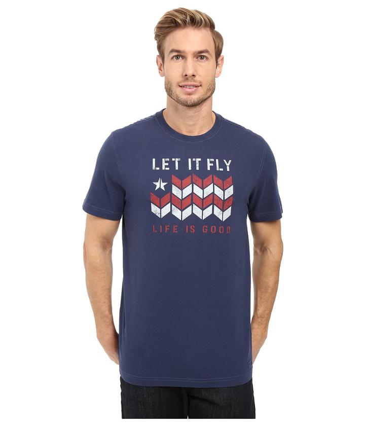 Life Is Good - Let It Fly Flag Crusher Tee