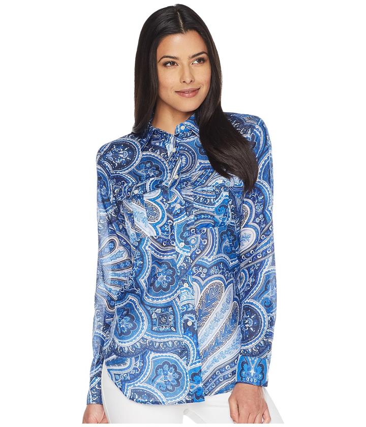 Lauren Ralph Lauren - Paisley Silk-blend Shirt