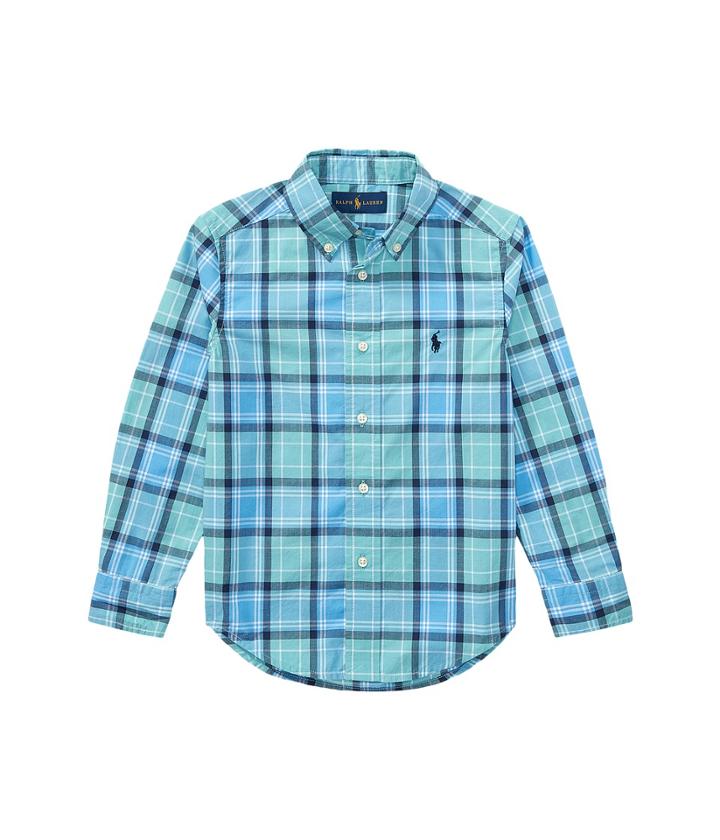 Polo Ralph Lauren Kids - Plaid Cotton Poplin Shirt