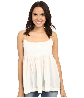 Free People - Blackbird Embroidered Top