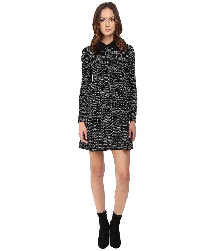 M Missoni - Spacedye Long Sleeve Dress W/ Collar