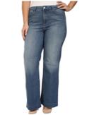 Nydj Plus Size - Plus Size Addison Wide Leg Trouser Jeans In Istanbul