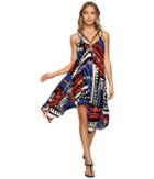 La Blanca - African Beat Handkerchief Dress Cover-up