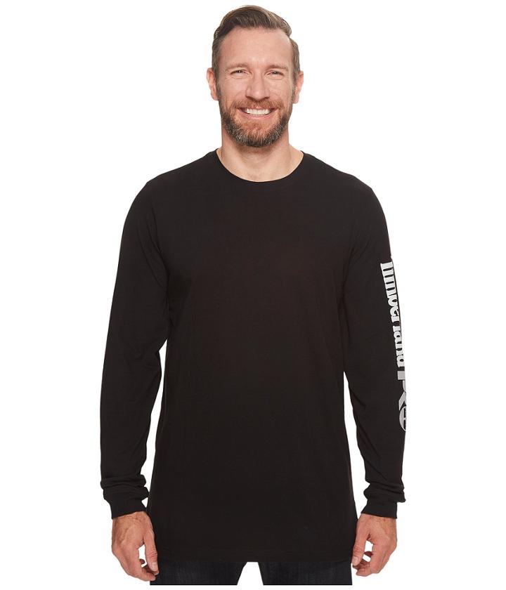 Timberland Pro - Base Plate Blended Long Sleeve T-shirt With Logo - Tall