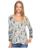 Lucky Brand - Paisley Swing Top