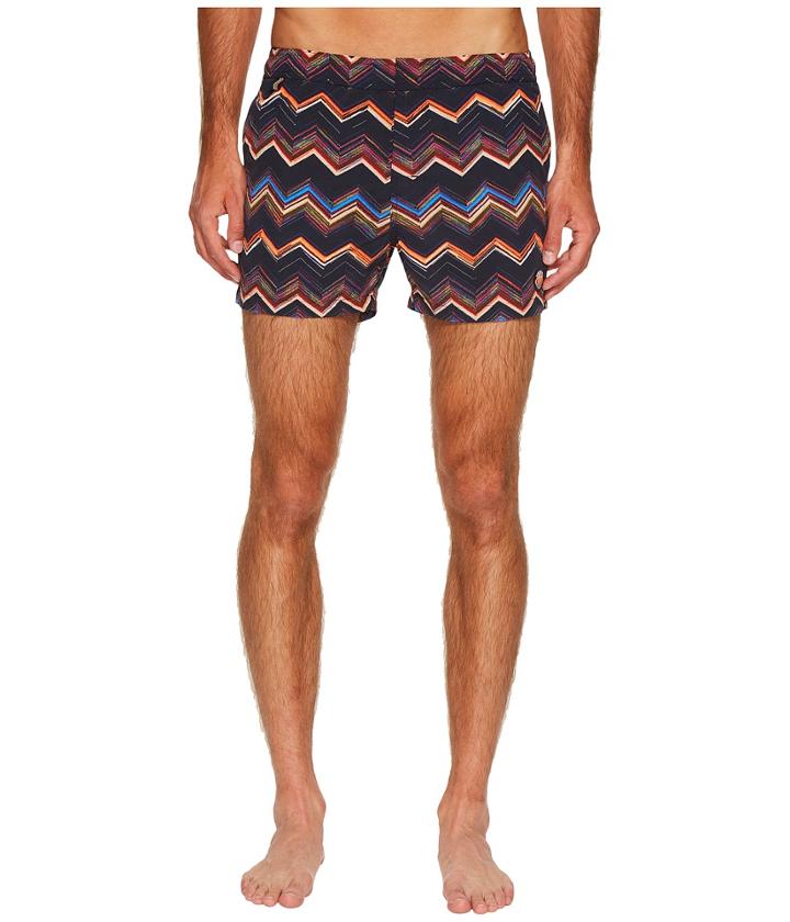 Missoni - Mare Printed Chevron Swimsuit W/ Bag