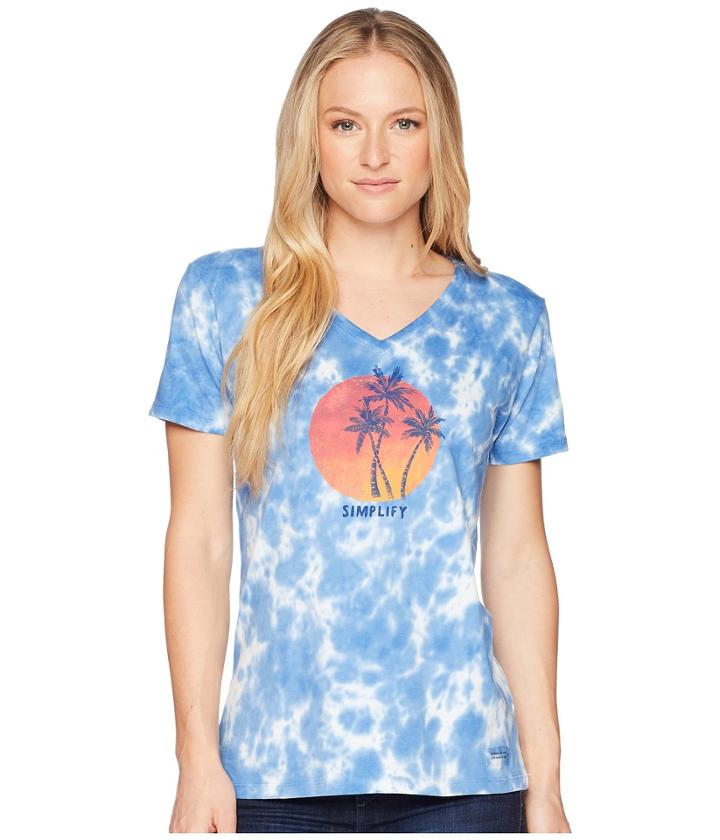 Life Is Good - Simplify Palms Crusher Vee Tee